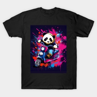 Scooter Panda T-Shirt